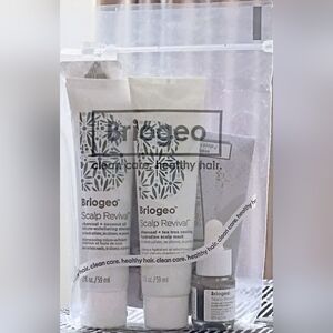 Briogeo Scalp Revival Charcoal Coconut Oil Shampoo + Scalp Mask Travel Set NEW